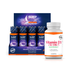Melatonin Sleep Shots + Vitamin D3 + K2 (MK7). Jetzt bestellen!