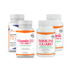 Immune Guard + Graviola + Vitamin D3 10'000 + Zinc Chelate