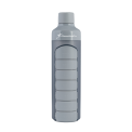 Bouteille d'eau 375 ml avec boîte à pilules à 7 compartiments